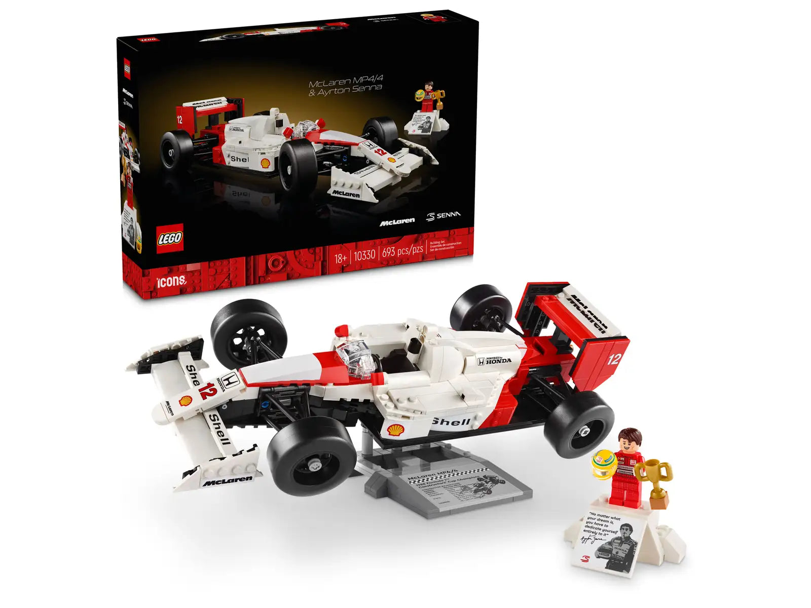 LEGO 10330 Icons McLaren Ayrton Senna MP4/