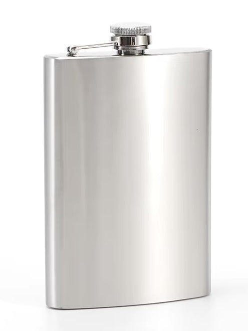 Fiaschetta Acciaio Inox Tascabile 1-18oz Bottiglia Liquore Portatile Whisky Rum