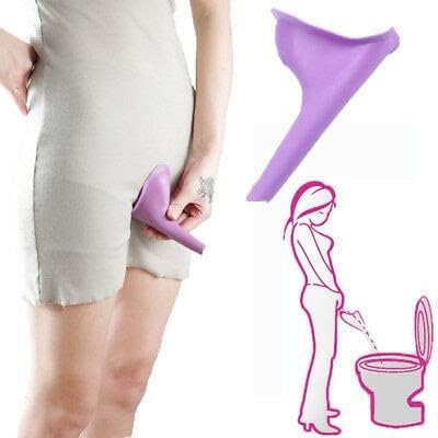 DISPOSITIVO IGIENICO IMPERMEABILE DONNA IMBUTO PIPI' IN SILICONE PIPì IN PIEDI BAGNO ORINATOIO COPPETTA RIUTILIZZABILE