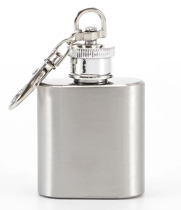 Fiaschetta Acciaio Inox Tascabile 1-18oz Bottiglia Liquore Portatile Whisky Rum