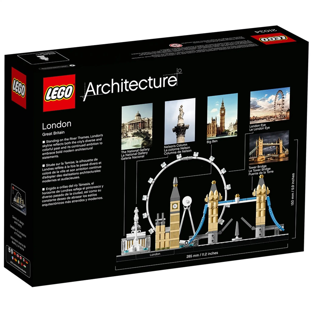 LEGO 21034 - Architecture Londra mattoncini set costruzione