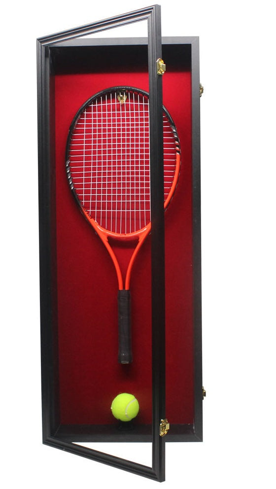 Vetrina da Parete per Racchetta da Tennis 31 × 11 × 95 cm