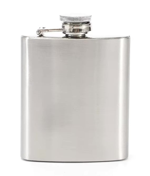 Fiaschetta Acciaio Inox Tascabile 1-18oz Bottiglia Liquore Portatile Whisky Rum