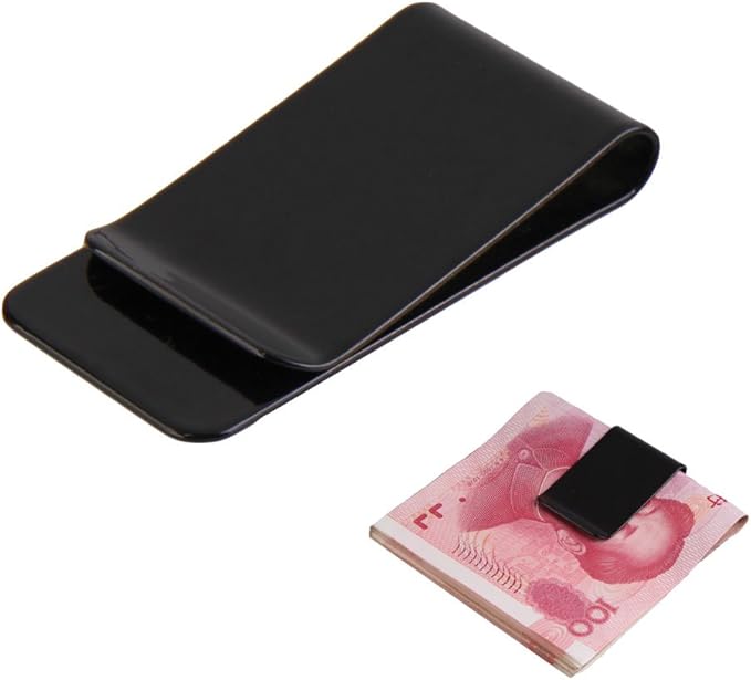 Fermaslodi uomo portafoglio acciaio inossidabile soldi clip banconote donna banconote fermasoldi in metallo portamonete accessori portafogli 2 PZ