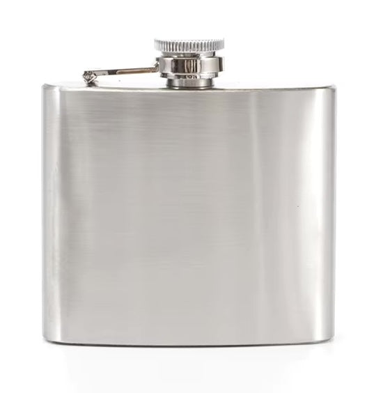 Fiaschetta Acciaio Inox Tascabile 1-18oz Bottiglia Liquore Portatile Whisky Rum