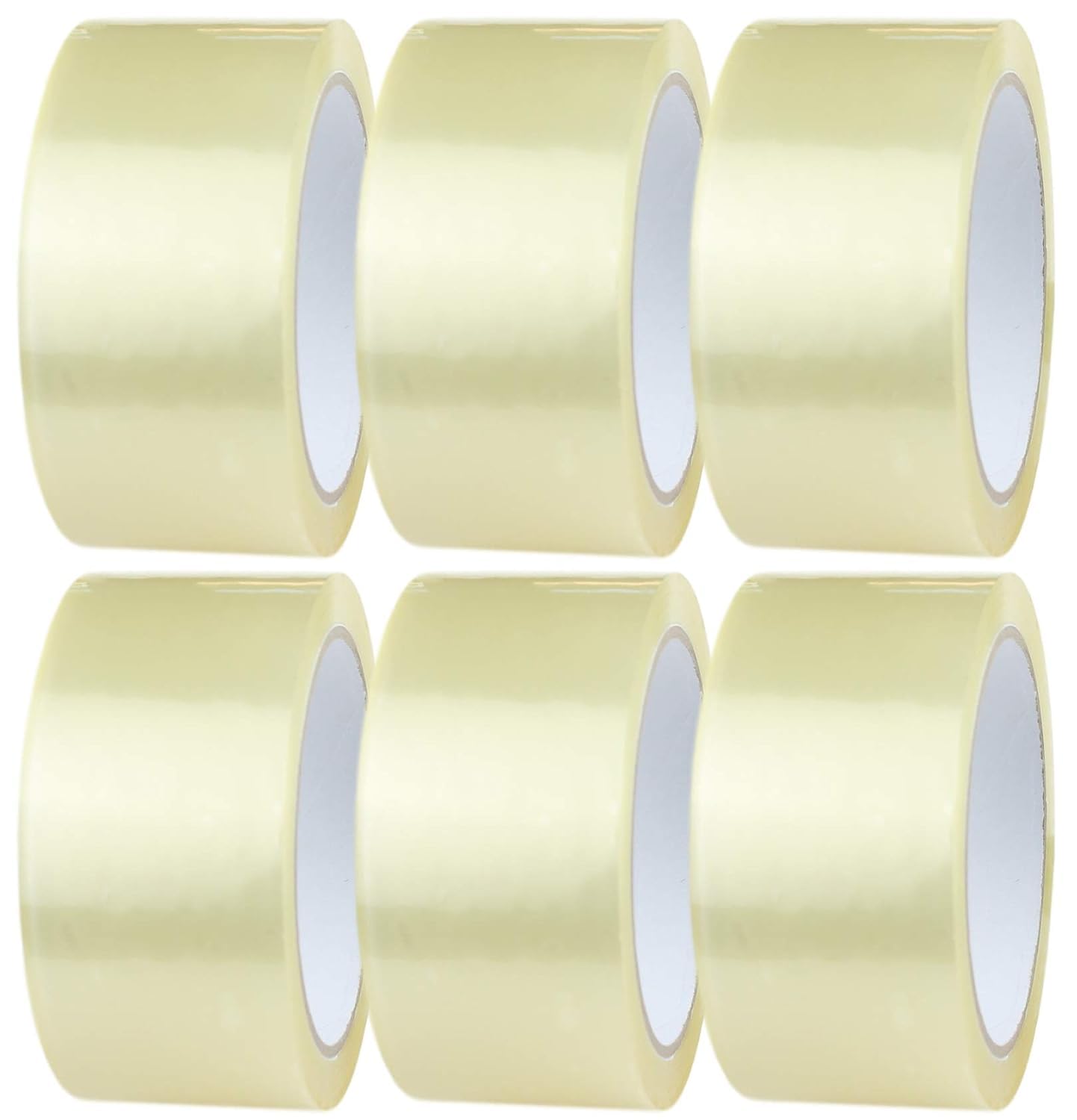 Nastro Adesivo Trasparente per Pacchi Rotolo 50mm x 100m – Nastro Imballaggio Forte e Silenzioso per Scatole, Cartoni e Spedizioni, Tape Trasparente Alta Tenuta per Traslochi e Magazzino
