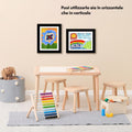 Cornice nera contenitore per disegni dei bambini