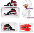 Scatola Espositiva per Sneaker in Acrilico Trasparente con Chiusura Magnetica, Contenitore Antipolvere Impilabile per Scarpe da Collezione