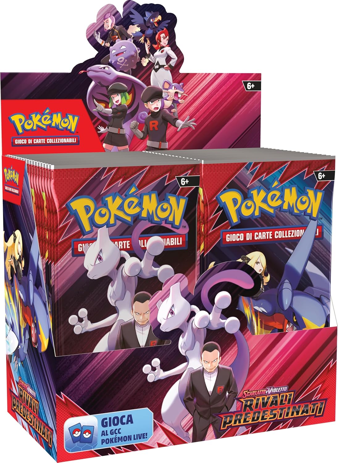 Pokémon TCG – Scarlatto & Violetto – Rivali Predestinati – Display Box con 36 Bustine