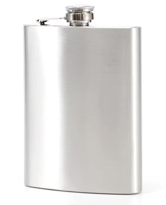 Fiaschetta Acciaio Inox Tascabile 1-18oz Bottiglia Liquore Portatile Whisky Rum