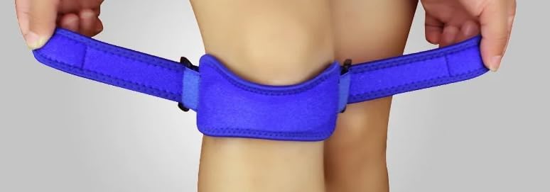Tutore Ginocchio Rotulea Cinturino Regolabile Fascia Ginocchio Menisco Cinturino Sottorotuleo Supporto Palestra Escursionismo Basket Baseball Pallavolo 2 PZ