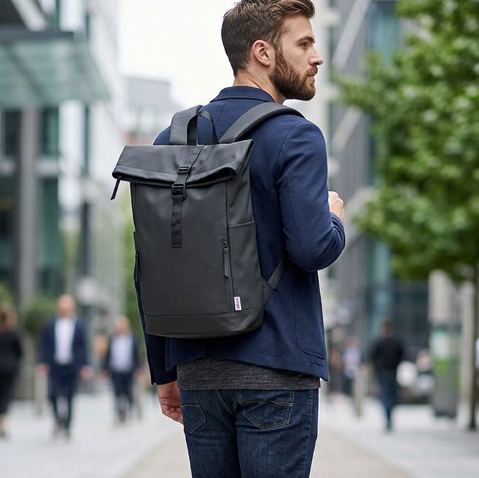 Zaino in pu soft touch waterproof – APEX | BK536