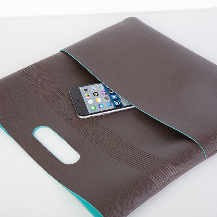 Borsa shopping/portadocumenti bicolore – THINY | CA047