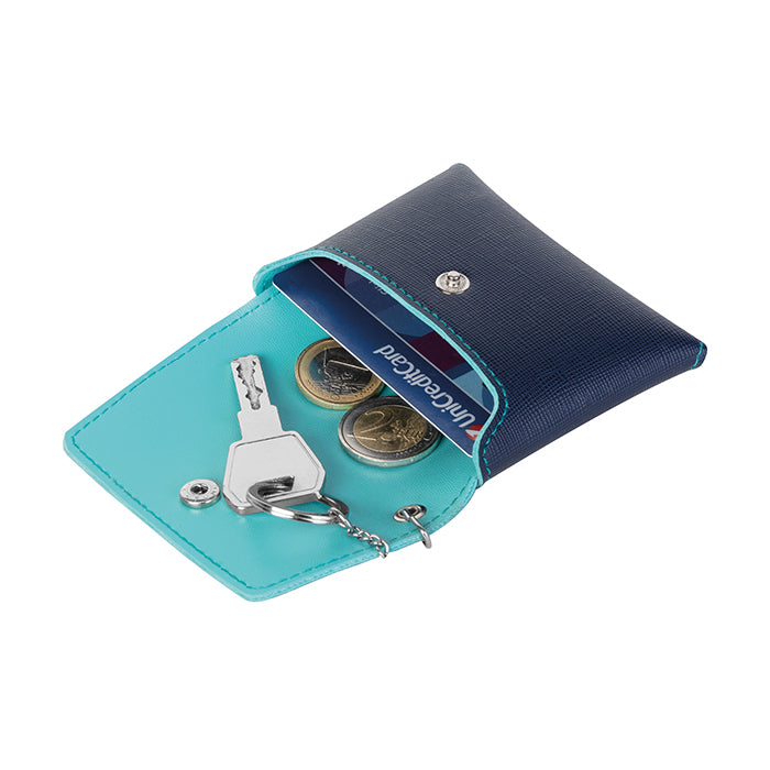Portachiavi portamonete bicolore – POCHETTE KEY | CA069