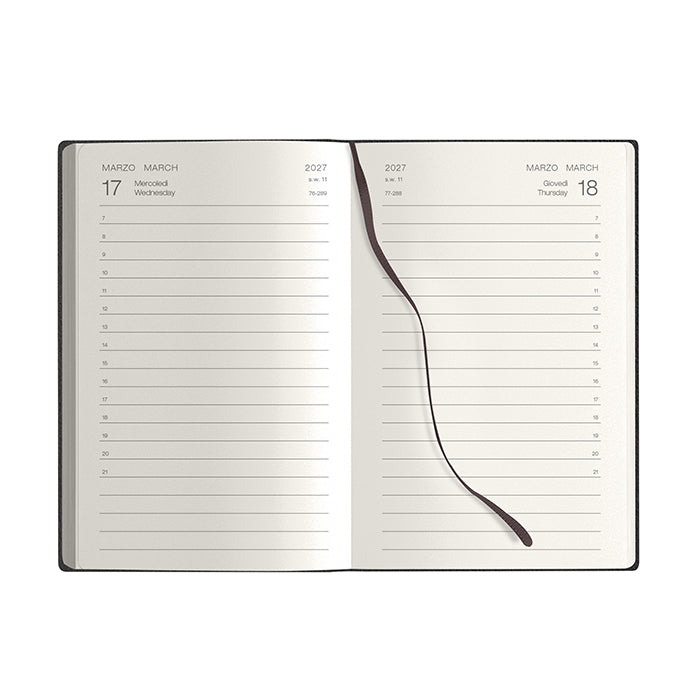 402 pag. (370 pag. agenda sab. e dom. abbinati) – CLAMUS BLACK POCKET | CL329