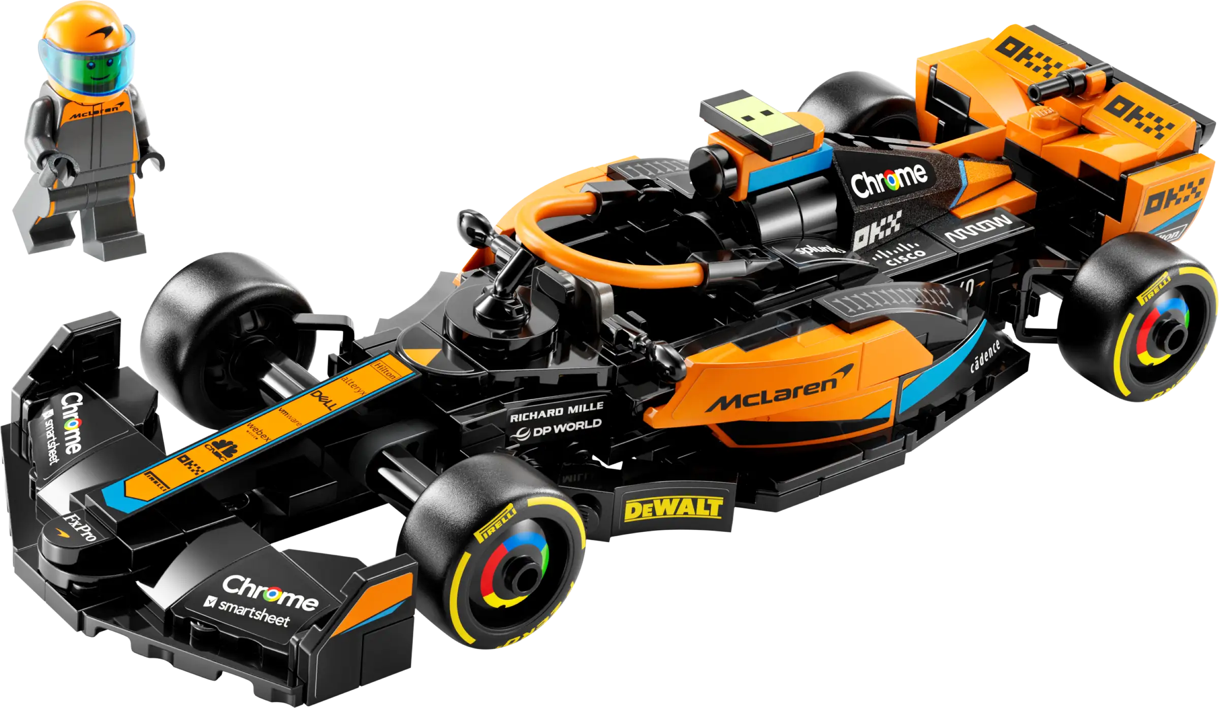 LEGO 76919 Speed Champions Monoposto da corsa McLaren Formula 1 2023