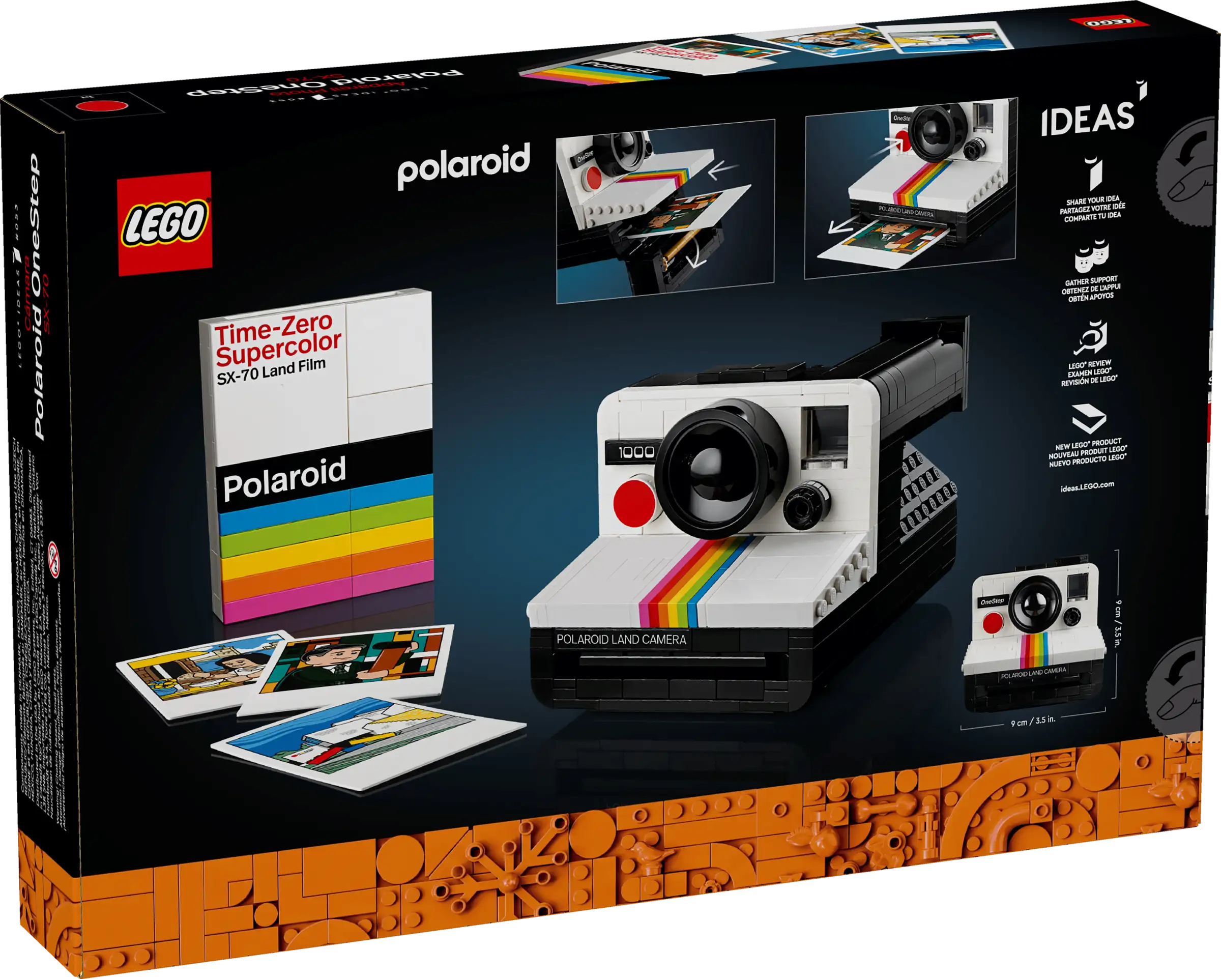 LEGO 21345 Ideas Fotocamera Polaroid OneStep SX-70 Idea Vintage