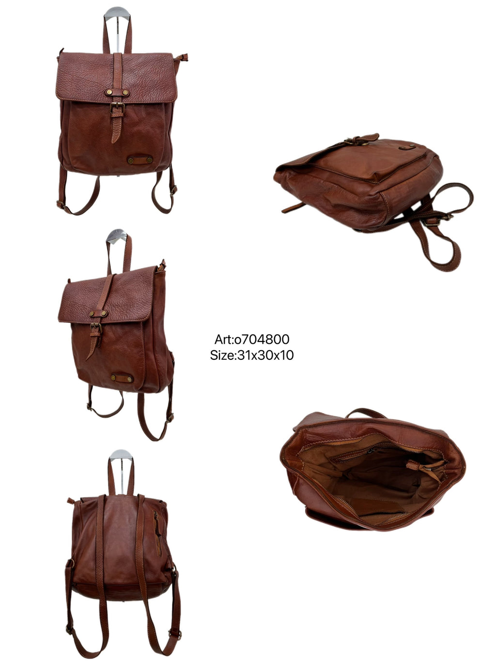 Zaino Unisex Artigianale in Vera Pelle – Made in Italy