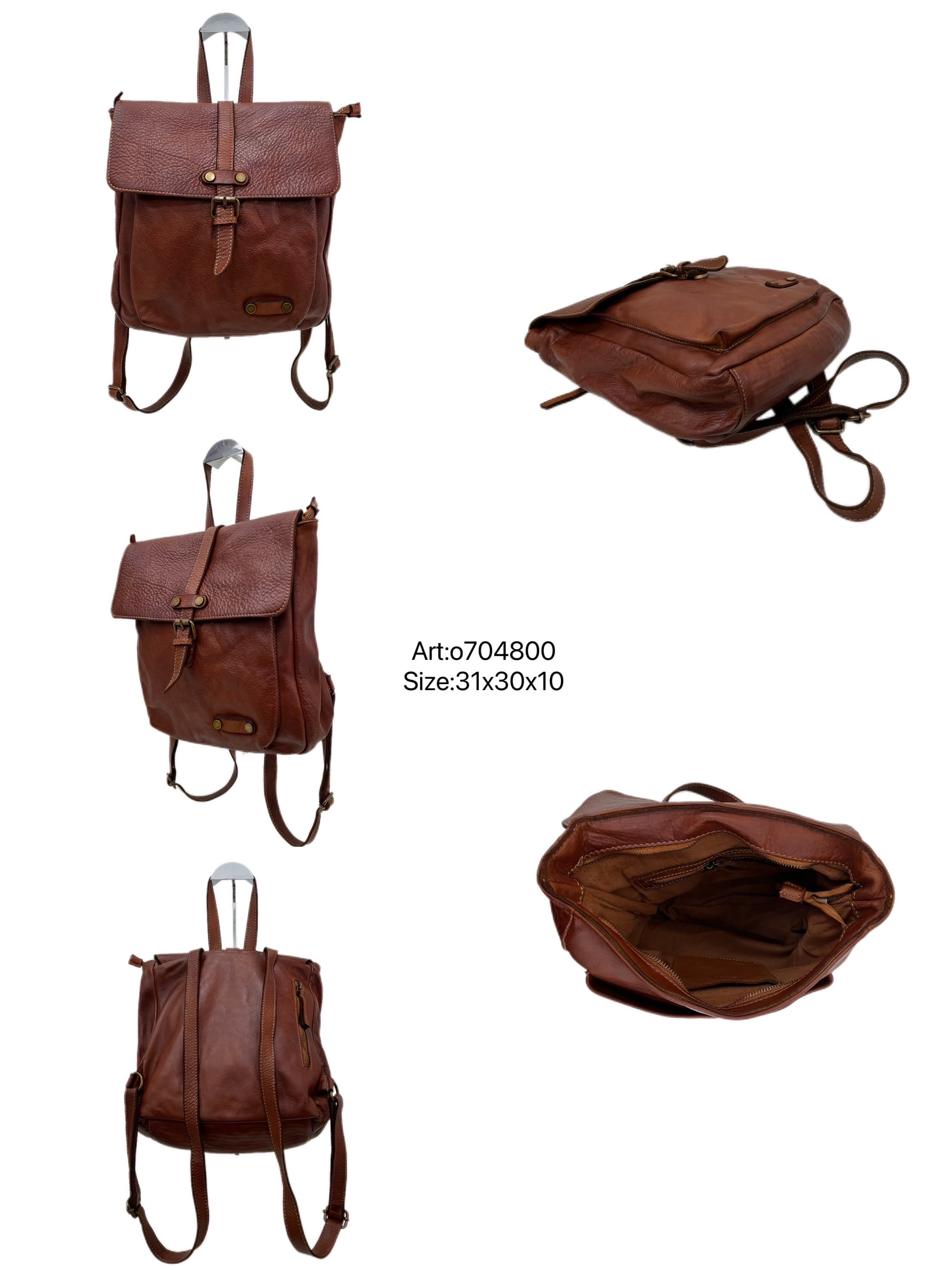 Zaino Unisex Artigianale in Vera Pelle – Made in Italy