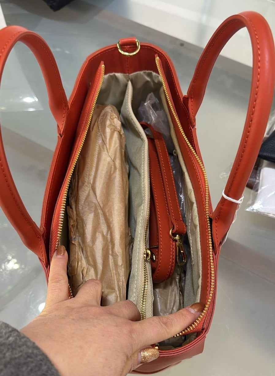 Borsa Donna Vera Pelle Made in Italy Elegante Artigianale Uso Quotidiano