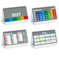 Calendarietto multicolor spiralato da tavolo mensile 13 fogli – BLOCK TABLE | PA703