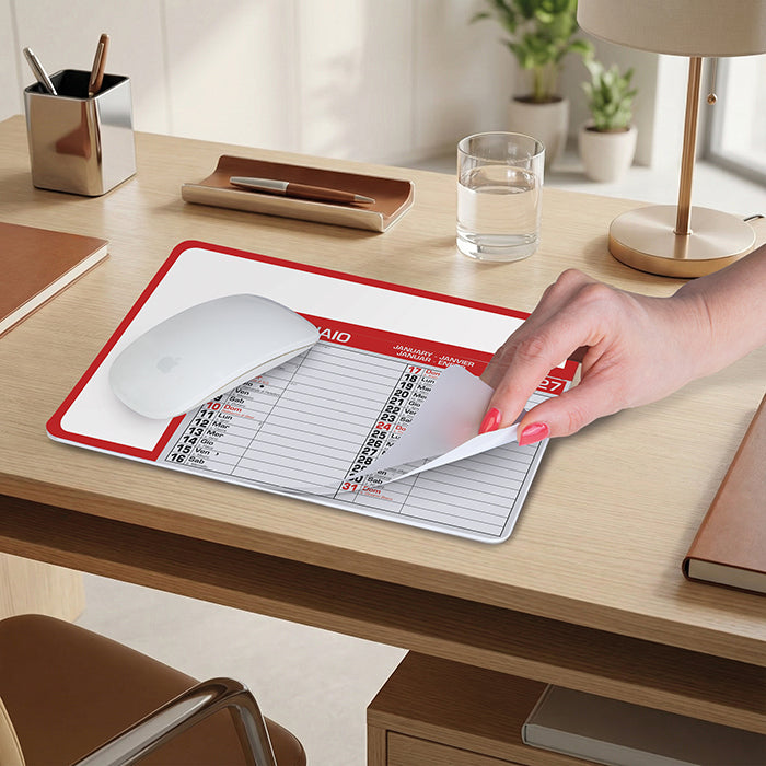 Tappetino mouse calendario – CALENDAR PAD EDGE | PA782