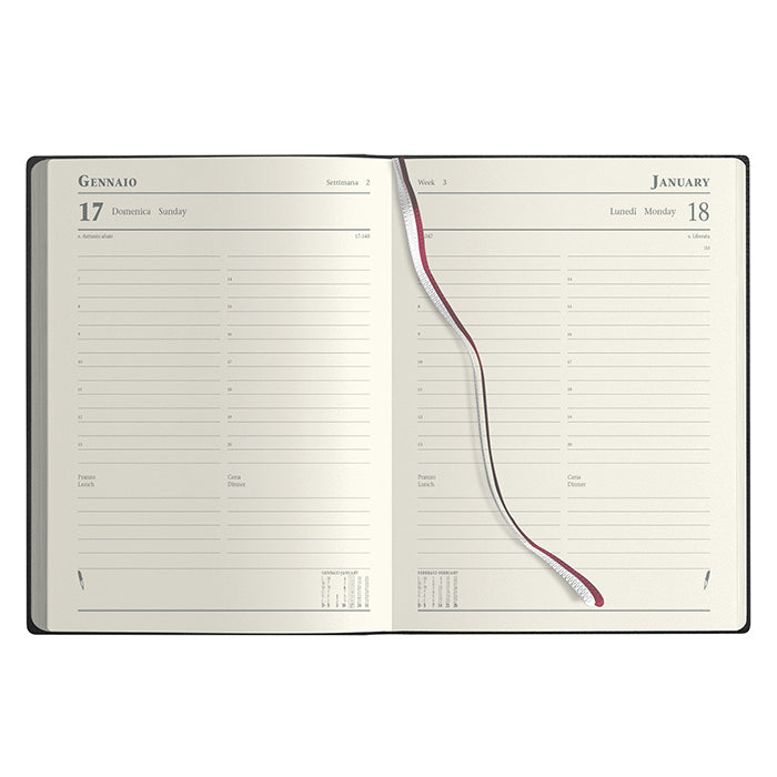 434 pagine carta avorio con stampa a 1 colore – MANAGER GIORNALIERA | PB258
