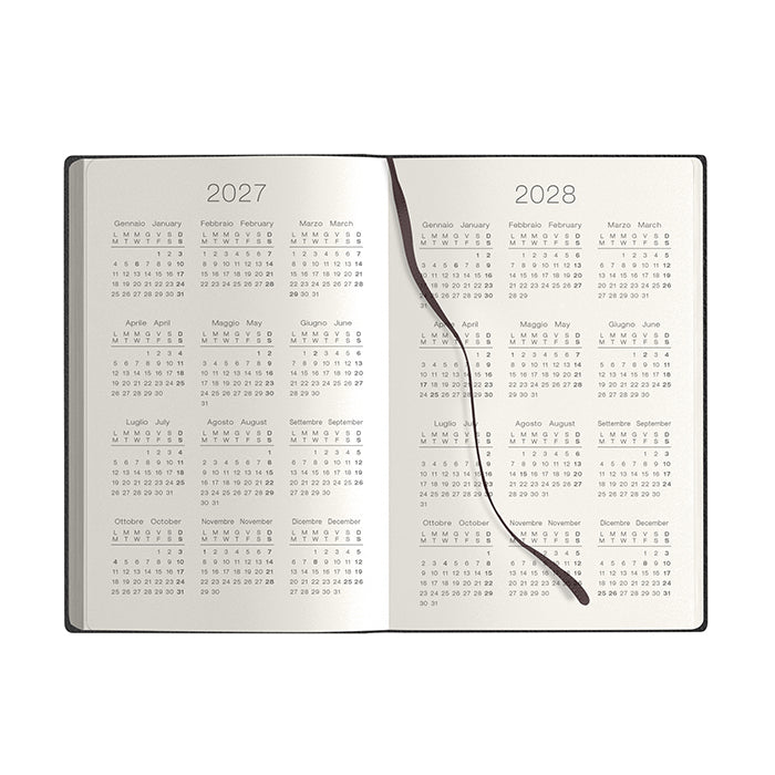 402 pag. (370 pag. agenda sab. e dom. abbinati) – PARURE CALAMUS BLACK GIORNALIERA | PB706