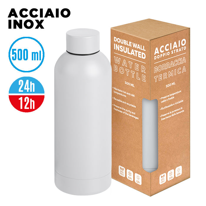 Borraccia in acciaio inox 304/201 – MATTE BOTTLE 500 | PC415