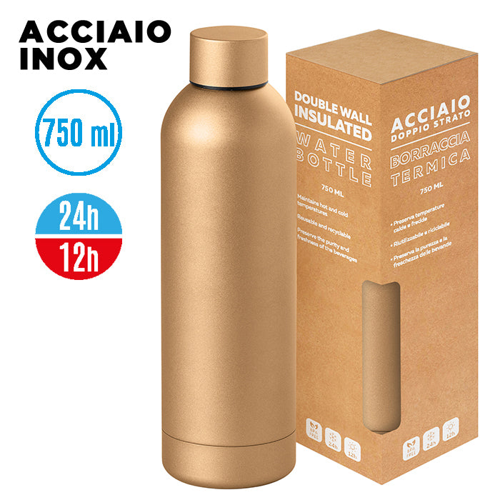 Borraccia in acciaio inox 304/201 – METAMAT 750 | PC419