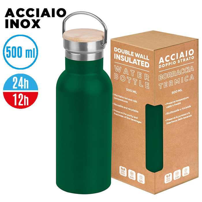 Borraccia in acciaio inox 304/201 – OUTDOOR BOTTLE 500 | PC431