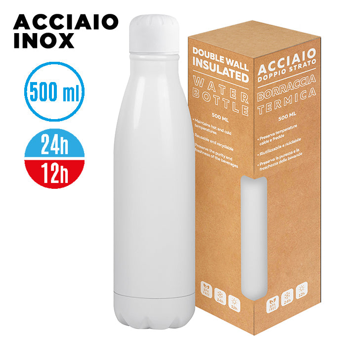 Borraccia in acciaio inox 304/201 – SNOWFLAKE DOUBLE 500 | PC432