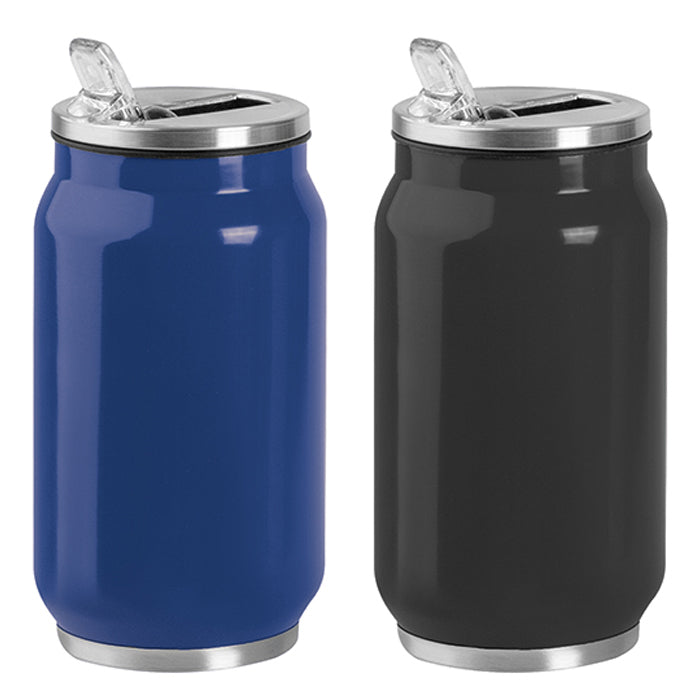 Borraccia termica acciaio 330 ml doppio strato 304+201 – STEEL CAN 330 | PC434