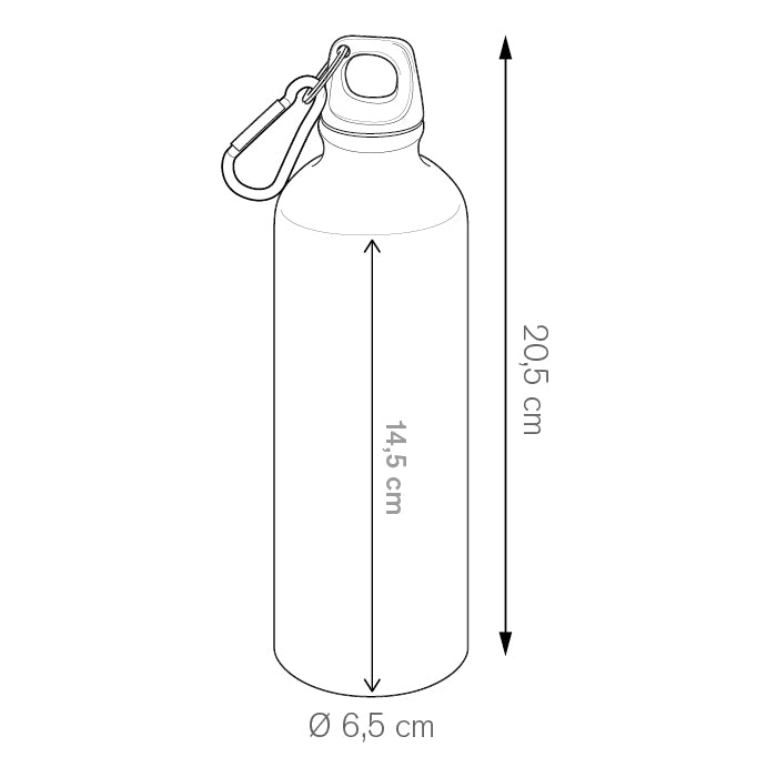 Borraccia alluminio 500ml – ALUM DRINK 500 | PC484