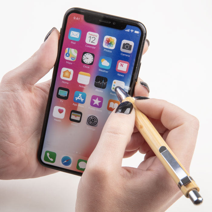Penna con gommino touch – SET BAMBOO | PD501