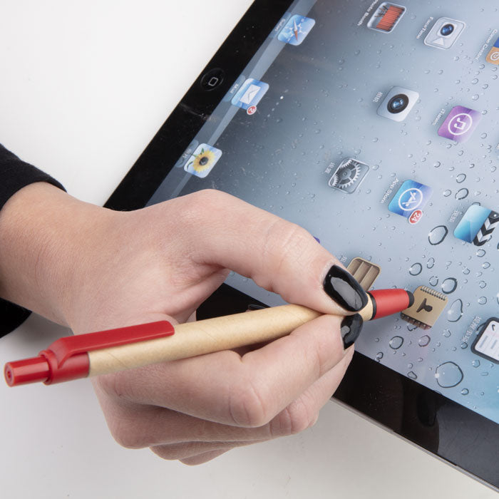 Penna a sfera con gommino per touch screen – STEM | PD517