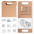 Set per colorare in carta Kraft – LIBRO DEI COLORI | PD533