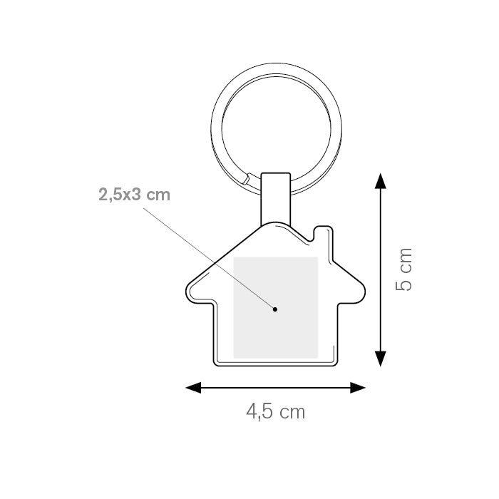 Portachiavi ad anello piatto – FINE HOUSE | PE010