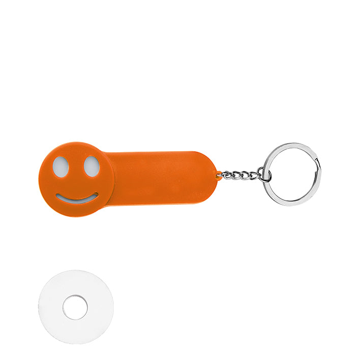 Portachiavi in plastica e metallo – SMILE | PE124