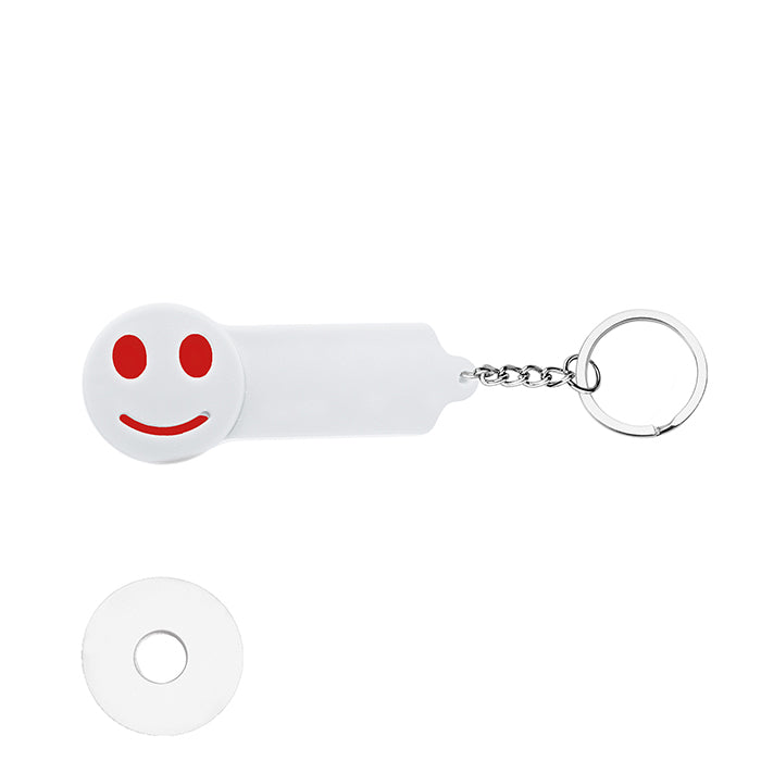 Portachiavi in plastica e metallo – SMILE | PE124