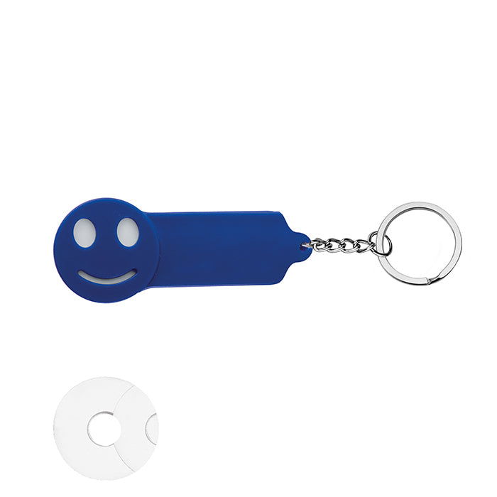 Portachiavi in plastica e metallo – SMILE | PE124