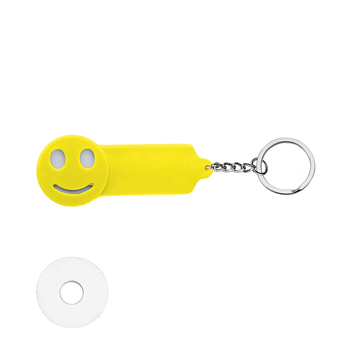 Portachiavi in plastica e metallo – SMILE | PE124