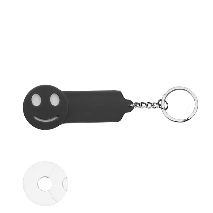 Portachiavi in plastica e metallo – SMILE | PE124