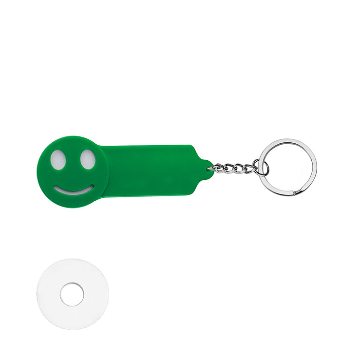 Portachiavi in plastica e metallo – SMILE | PE124