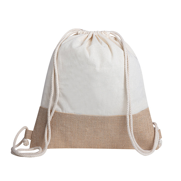 Sacca zaino cotone e juta – KATY | PG246