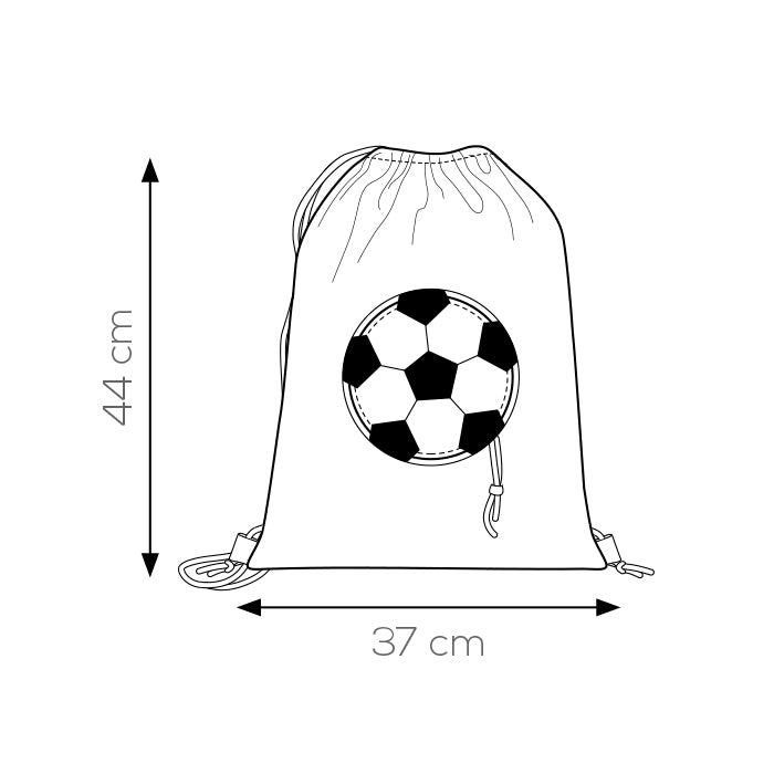 Sacca zaino bicolore nylon 190T – GOAL | PG279