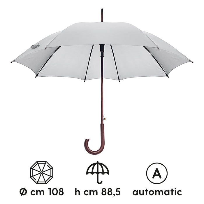 Ombrello automatico in nylon taffetà 170T – BOIS | PL087
