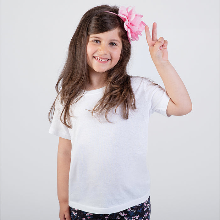 T-shirt ragazzo/bambino cotone – JUNIOR WHITE | PM333