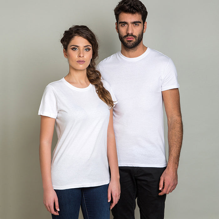 T-shirt adulto cotone – BOMBER WHITE | PM335