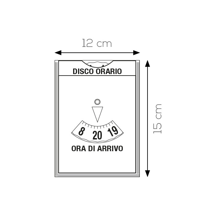 Disco orario maxi – TIME | PN154